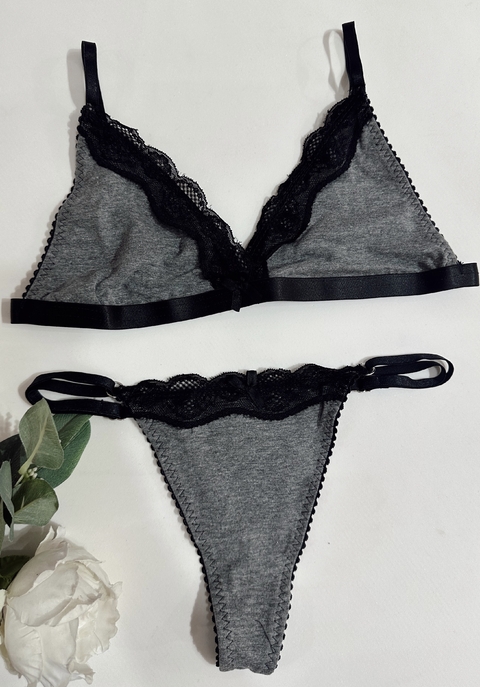 CONJUNTO JAZMIN GRIS TOPO