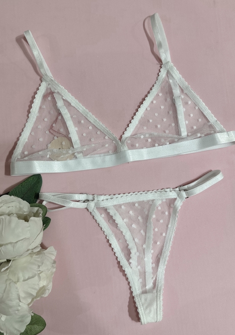 CONJUNTO JAZMIN BLANCO TRANS - comprar online