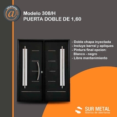 surmetal doble chapa inyectada 308
