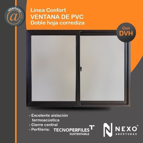 ventana de pvc, jet black, dvh, tecnoperfiles, nexo, obertura, ventex, fabrica de aberturas de pvc, aberturas web, modena, puertas de interior, oblak