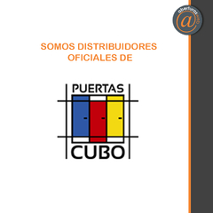 Puerta Placa Cedro Lustrado Marco Aluminio 60/70/80 CUBO - Aberturas Web