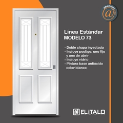 Puerta Doble chapa inyectada Modelo 73 Linea Estandar
