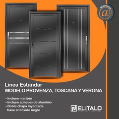 Puerta Doble chapa inyectada El Italo Linea estandar Modelos Provenza - Toscana - Verona