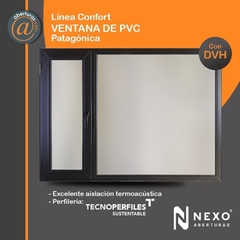 ventana de pvc, jet black, dvh, tecnoperfiles, nexo, obertura, ventex, fabrica de aberturas de pvc, aberturas web, modena, puertas de interior, oblak