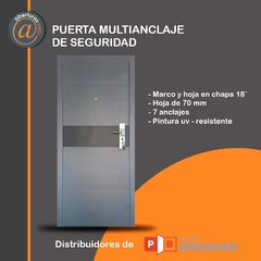 PUERTAS DE SEGURIDAD PUERTAS DE EXTERIOR PUERTAS BLINDADAS PUERTAS MULTIANCLAJE ABERTURAS WEB BRANDSEN
