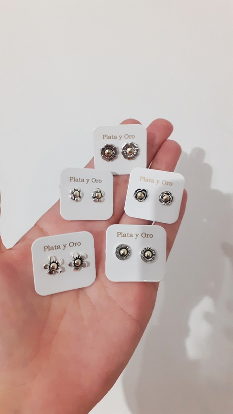 AP- 346 AROS VARIOS DE PLATA Y DOUBLE