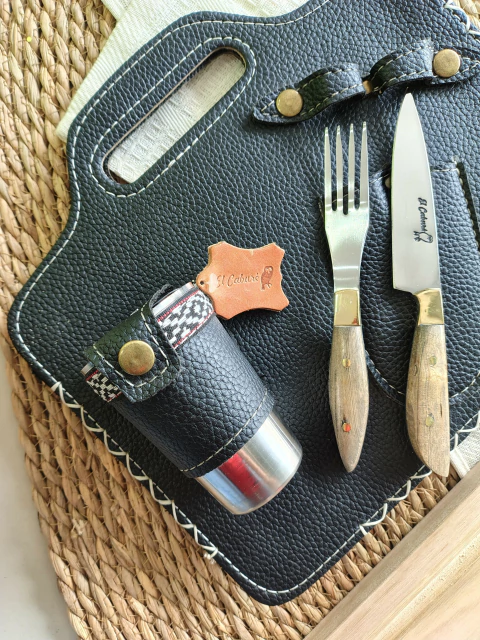 Set de asado rectangular artesanal - comprar online