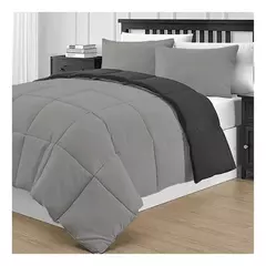 Imagen de Acolchado Simil Plumón King Reversible
