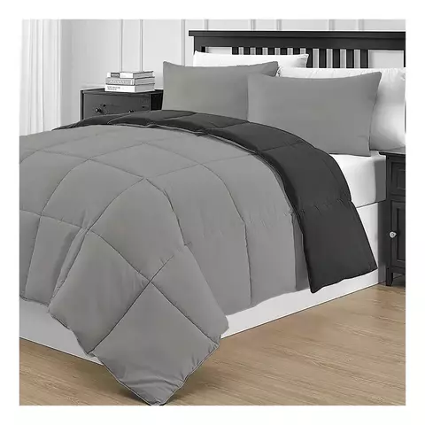 Acolchado Simil Plumón King Reversible