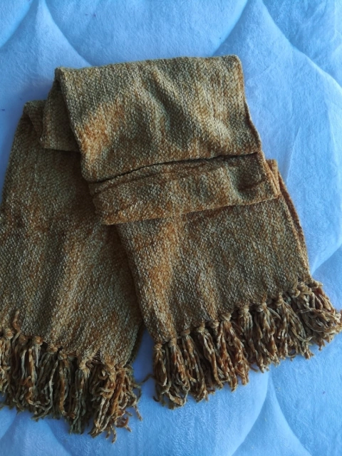 Manta chenille con flecos - Ven a Ver
