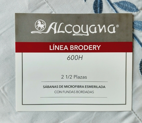 Sábanas 600 hilos BRODERY King