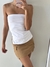 Top strapless blanco Sevilla en internet