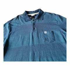 Camisa Polo Strip Verde - Code na internet