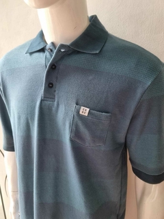 Imagem do Camisa Polo Strip Verde - Code