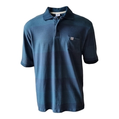 Camisa Polo Strip Verde - Code