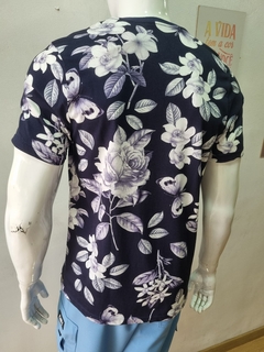Camiseta Floral 45172/1 - Desert - Zona Sul Boutique