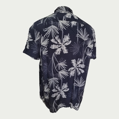 Imagem do Camisa MC Botões Folhas 62208/1 - Desert