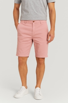 Bermuda Rosa Plane Elastano 75887 - Hangar 33 - comprar online