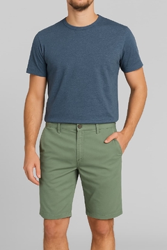 Bermuda Verde Coral Elastano 75887 - Hangar 33 - comprar online
