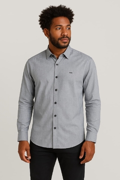 Camisa ML Preto Reativo 77463 - Hangar 33 - comprar online