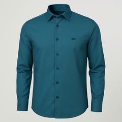 Camisa ML Verde Aviation 77513 - Hangar 33 na internet