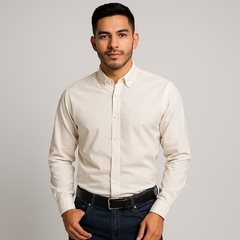 Camisa ML Bege 77510 - Hangar 33 - comprar online