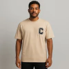 Camiseta StreetShirts Oversized Coach Caqui - Code