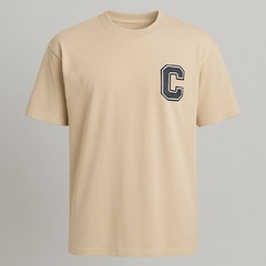Camiseta StreetShirts Oversized Coach Caqui - Code - comprar online