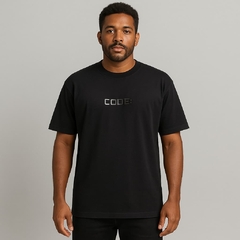 Camiseta StreetShirts Oversized Drop Preto - Code