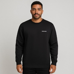Casaco Moletom Minimal Preto - FreeSurf