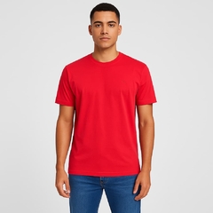 Camiseta Básica Vermelho 73860 - Hangar 33 - comprar online