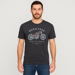 Camiseta Born To Be Free 71434 - Hangar 33 - comprar online