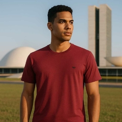 Camiseta Pima Bordo 72139 - Hangar 33 - comprar online