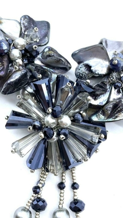 COLLAR CRISTAL NACAR FLOWER en internet