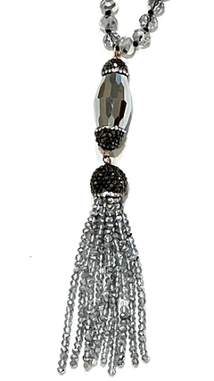 COLLAR SILVER CARAMEL - comprar online
