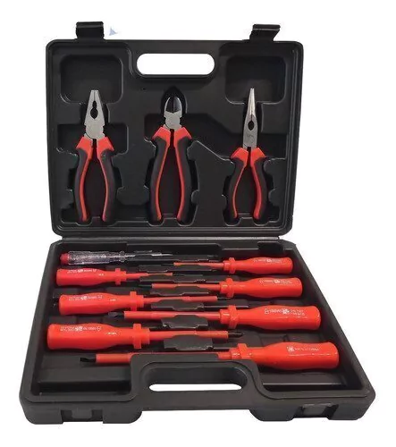 Set Herramientas 11 Piezas + Maletin Plastico