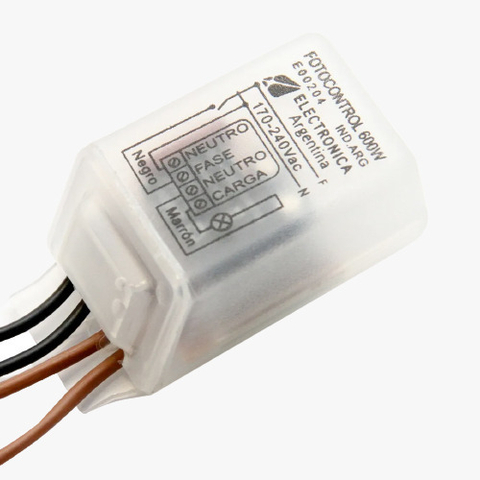 Fotocélula electrónica argentina 1000w 4 cables - comprar online