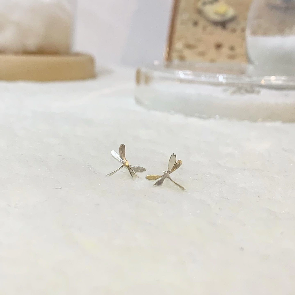 Brinco libélula mini