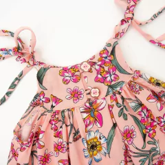Vestido Longo Azeitona Kids Sakura - loja online