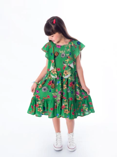Vestido Festejo Azeitona Kids