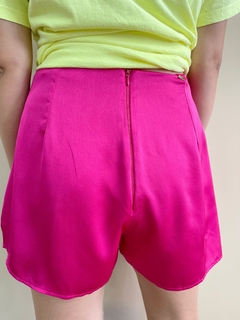 Shorts Cetim detalhe amarração no cós Paula - comprar online