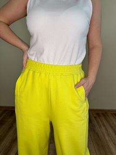 CALÇA moletom PANTALONA com fenda RAÍSSA - comprar online