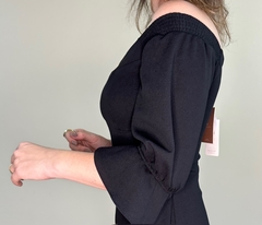 Vestido Curto ombro a ombro preto Gigi - comprar online