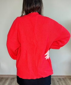 CARDIGAN OVERSIZED CORAL JÚLIA na internet