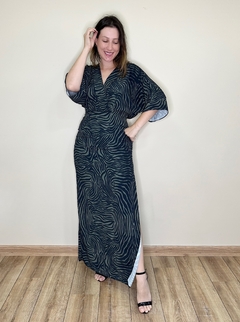 VESTIDO longo com manga VERÔNICA