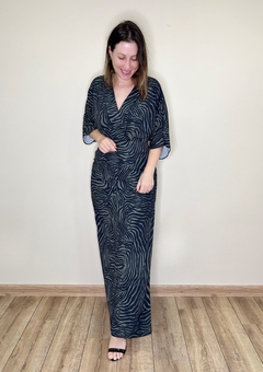 VESTIDO longo com manga VERÔNICA - comprar online