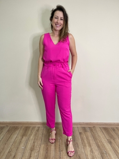 Conjunto calça e regata alfaiataria Beatriz