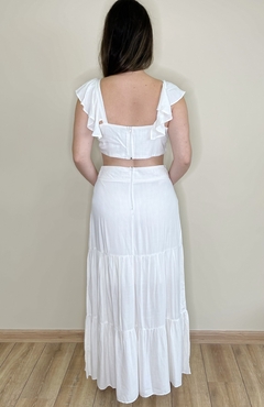 Conjunto cropped e saia Michelle - comprar online