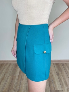 Shorts Saia Com Zíper Amanda - comprar online