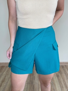 Shorts Saia Com Zíper Amanda na internet